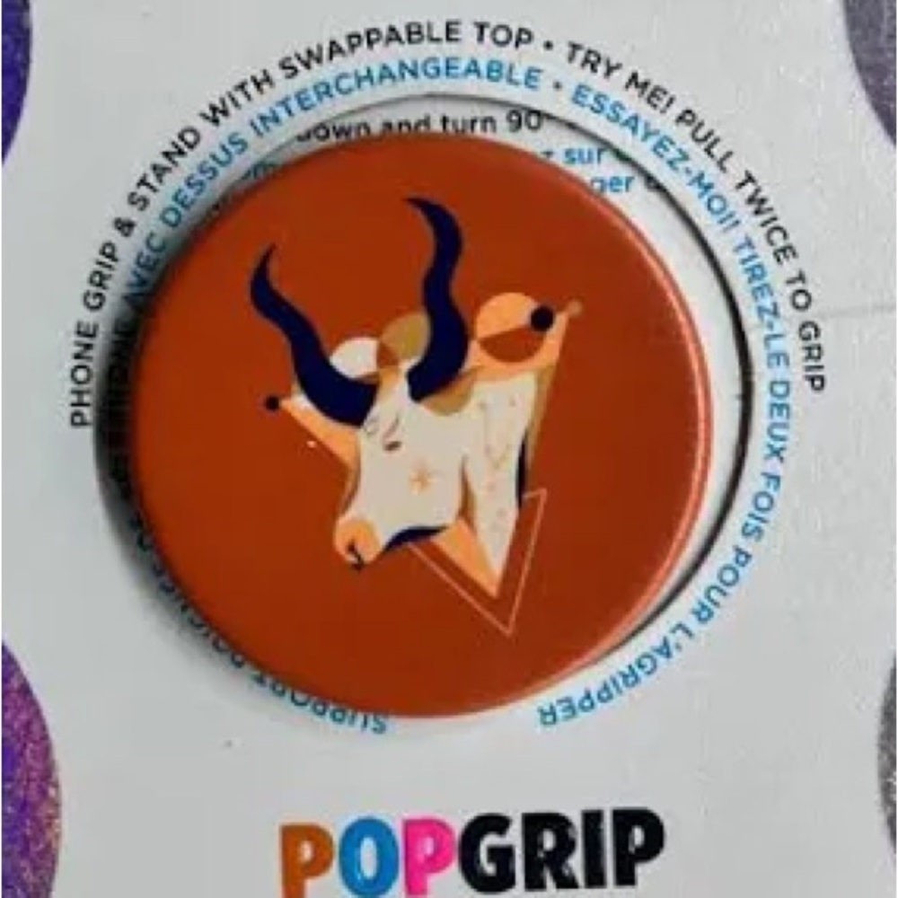 PopSocket Taurus Be Rooted- Pop Grip-  New